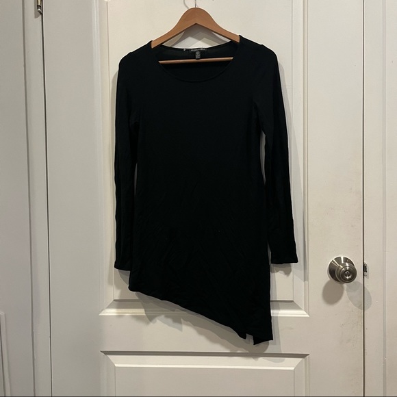 Eileen Fisher Long Sleeve Asymmetrical Top - Picture 2 of 3